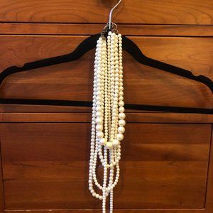 J. Crew Faux Pearl Beaded Necklace